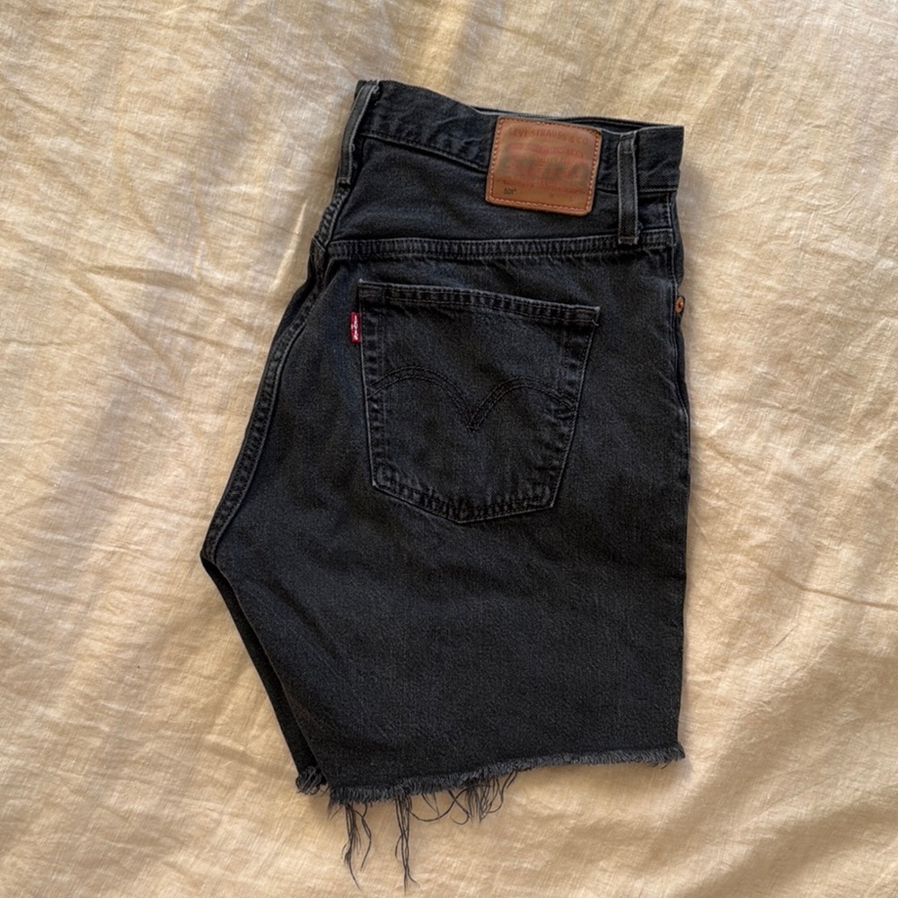 Levi's Black Denim Shorts
